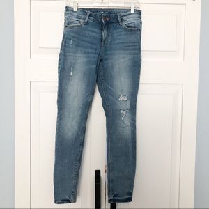 Rockstar distressed skinny jeans size 6